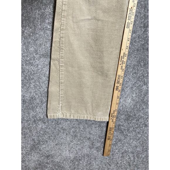 Tommy Hilfiger Jeans Corduroy Pants Womens Size 6 Tan Cotton Pockets Bootcut Y2K - Picture 10 of 12